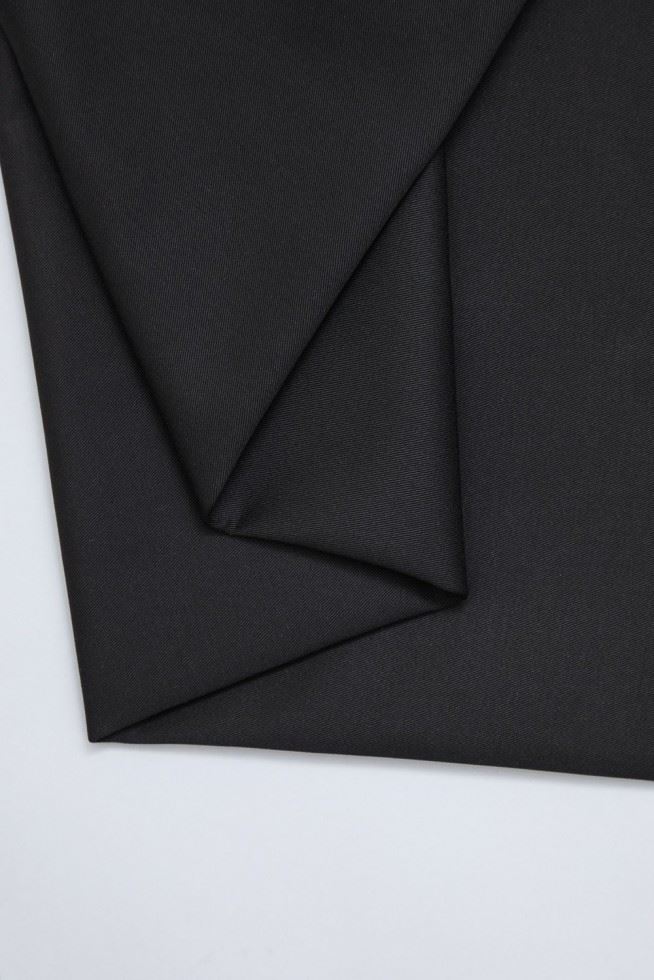 Mind The Maker Black Organic Cotton Twill Fabric