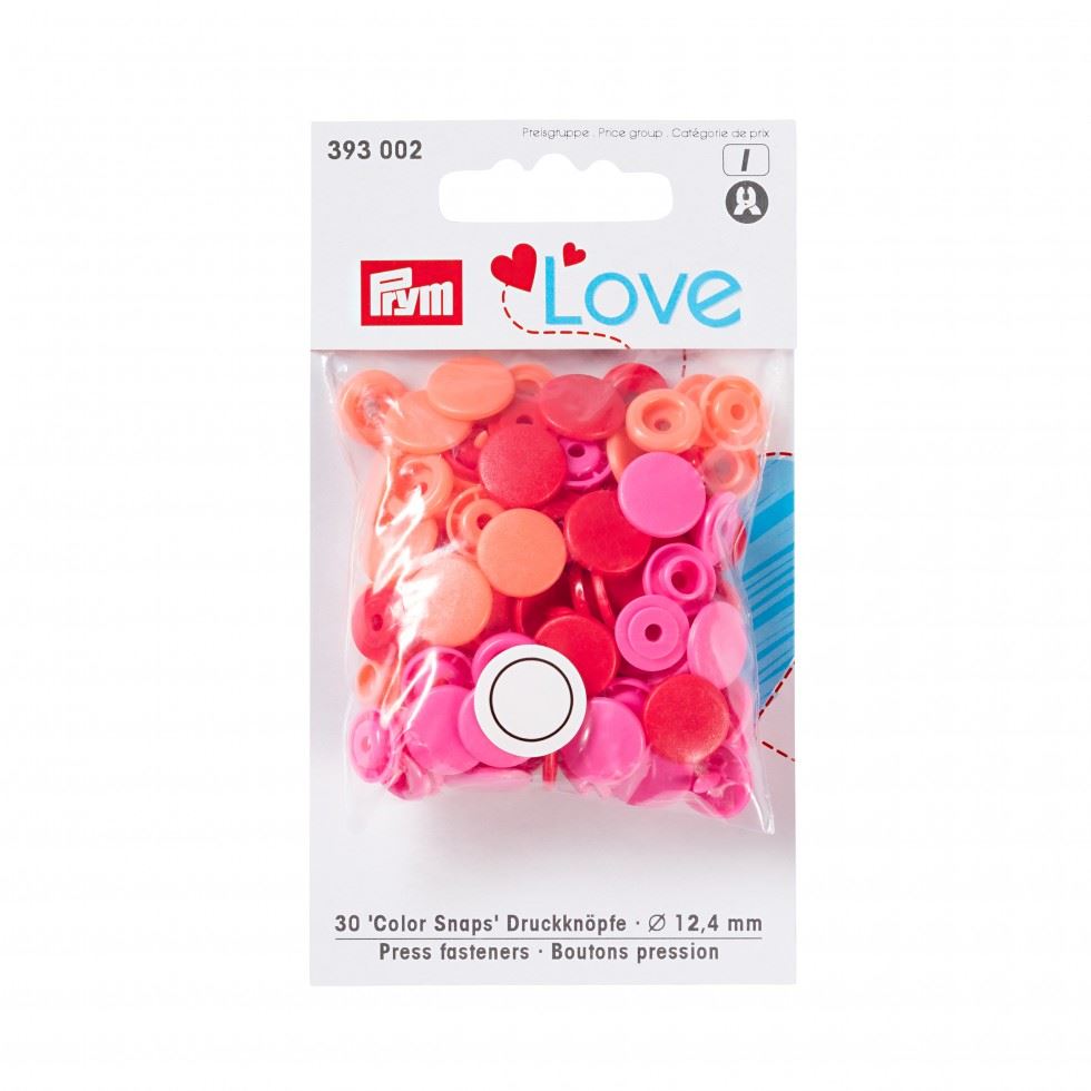 Prym Sunset Love Round Snaps Press Fasteners