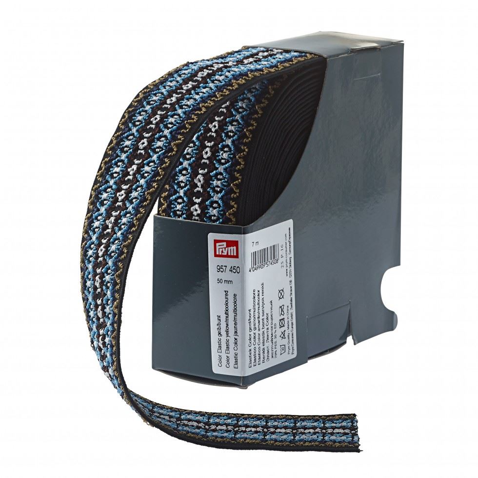 Prym Fancy Elastic Blue
 