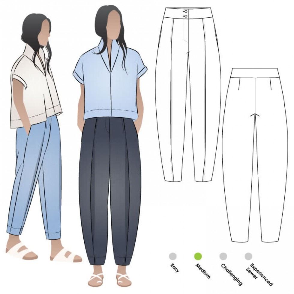 Style Arc Paper Sewing Pattern Teddy Designer Pant