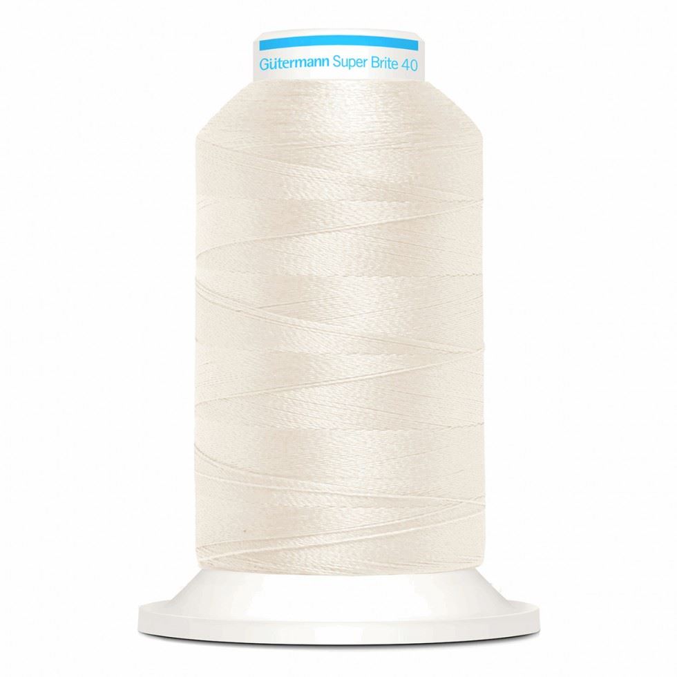Gutermann 9095 Super Brite Polyester 40 Embroidery Thread