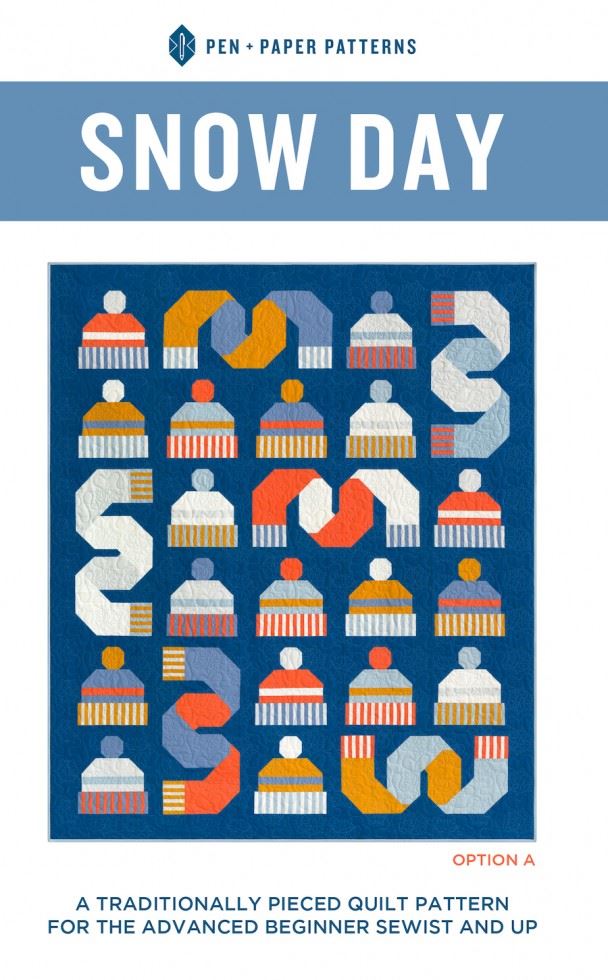 Pen + Paper Quilting Pattern Snow Day
 