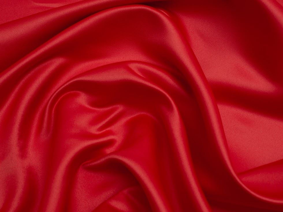 Minerva Core Range Classique Duchess Satin Fabric Scarlet Red