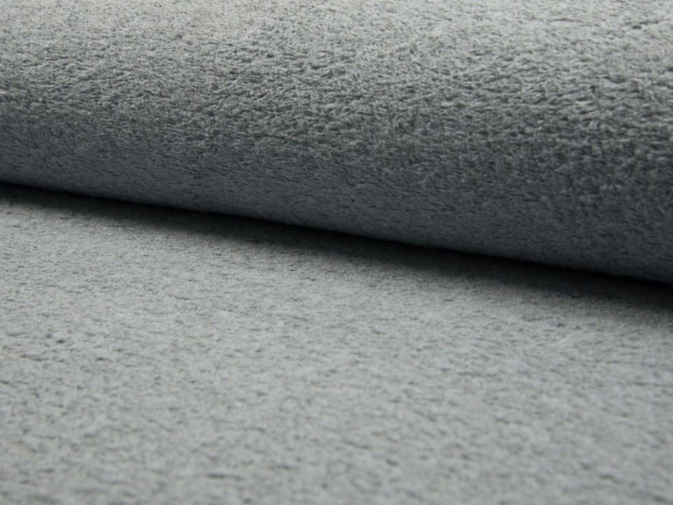 Blue Deadstock Melange Towelling Fabric
