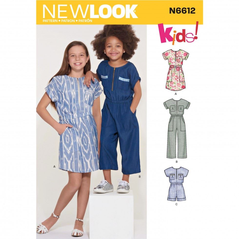 New Look Paper Sewing Pattern 6612
 