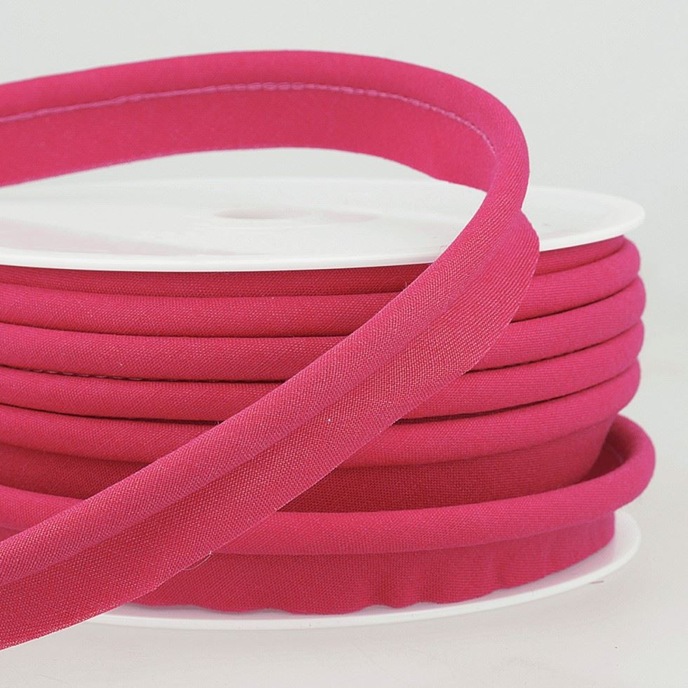 Stephanoise Flanged Piping Cord Bright Pink
 