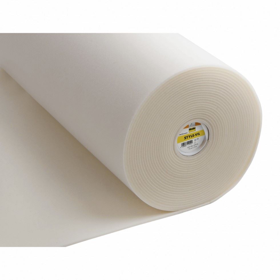 Vilene Vlieseline Light Style Vil Foam Fabric Sew In Interfacing White
 