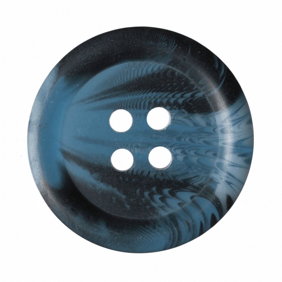 Hemline Blue Tortoise Shell Buttons