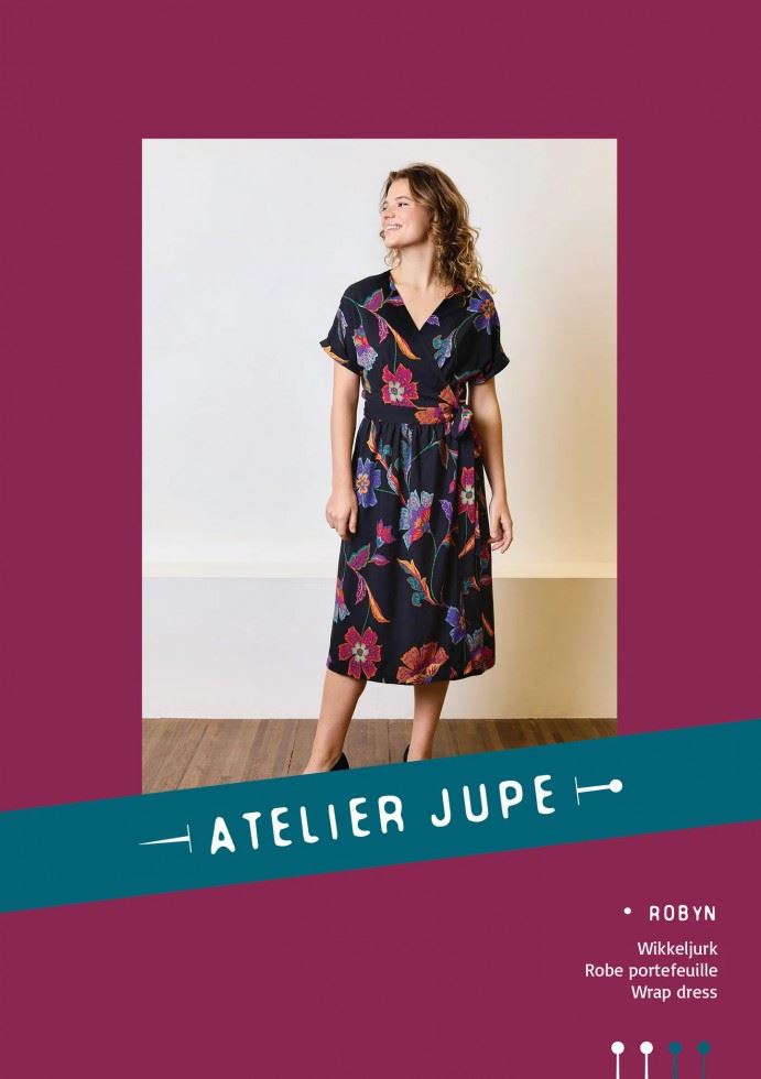 Atelier Jupe Paper Sewing Pattern Robyn Wrap Dress
 