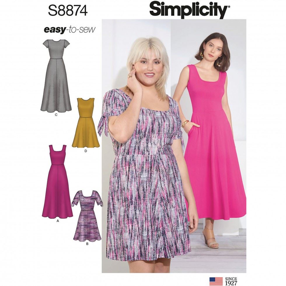 Simplicity Paper Sewing Pattern 8874
 