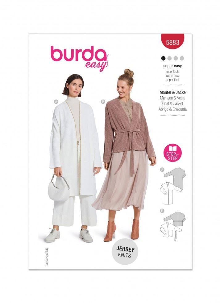 Burda Paper Sewing Pattern 5883
 