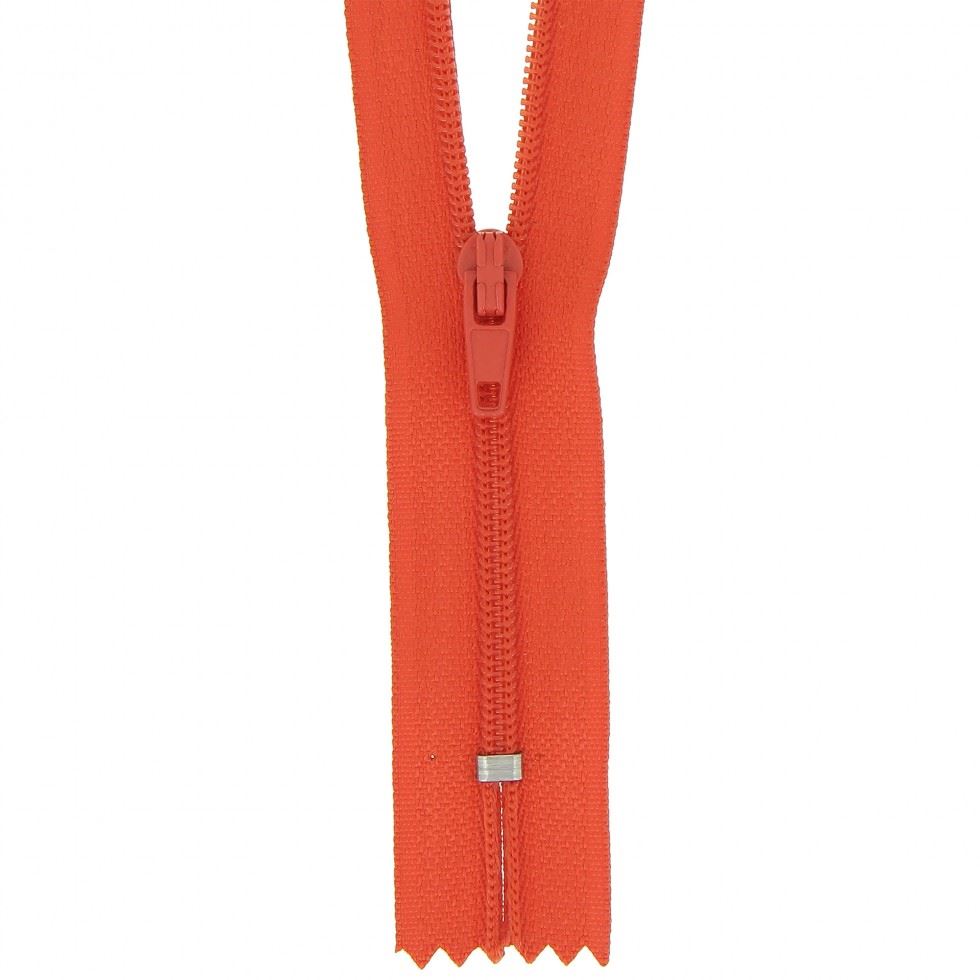 Milward Nylon Dress & Skirt Closed End Zips Coral