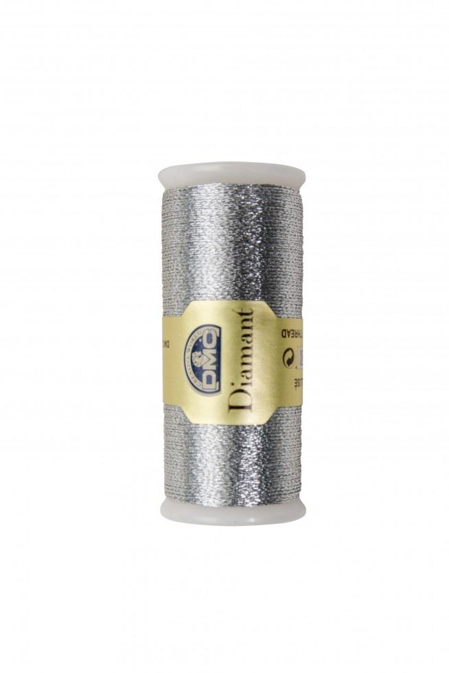 Dmc D415 Silver Diamant Metallic Embroidery Thread