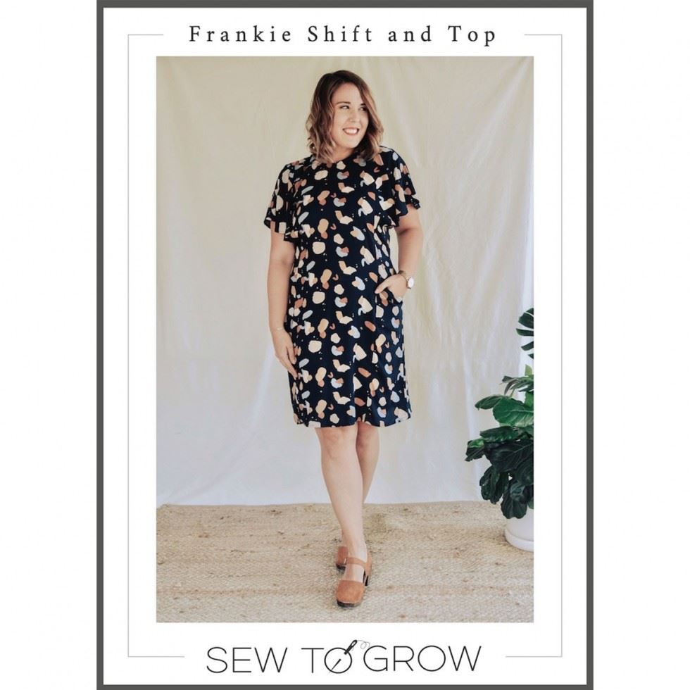Sew To Grow Paper Sewing Pattern Frankie Shift & Top
 