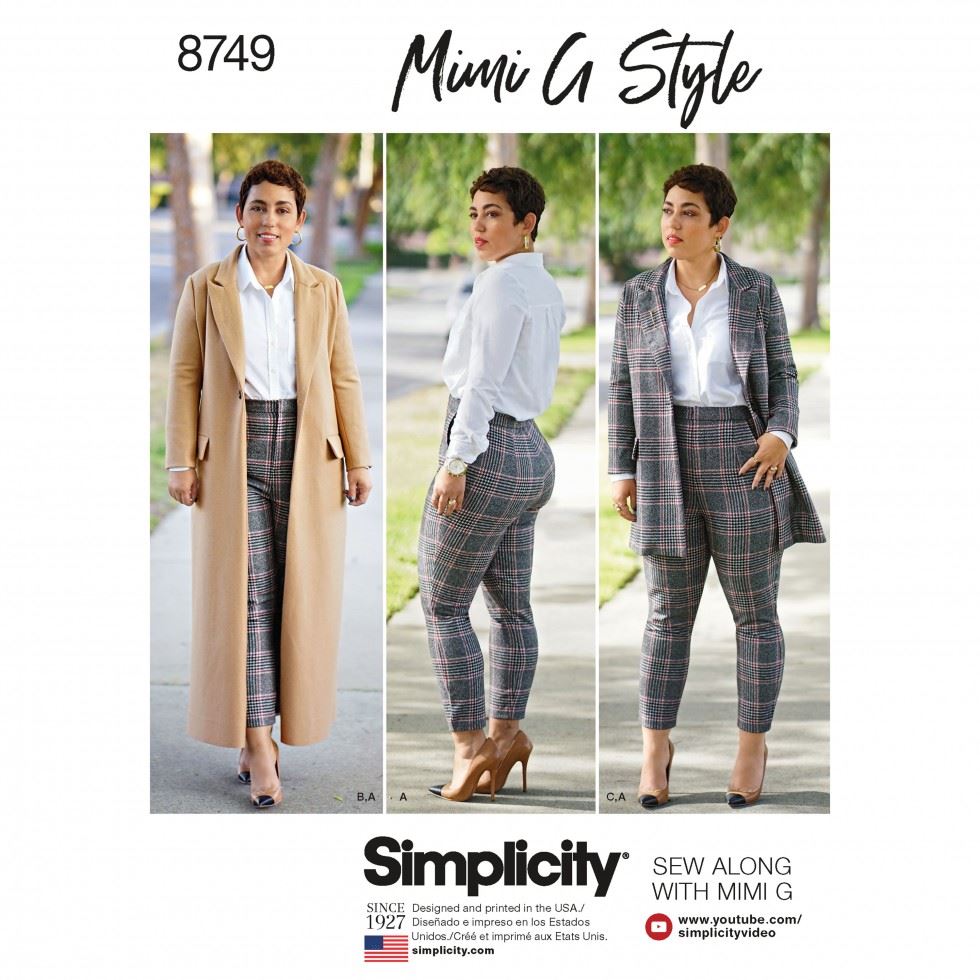 Minerva Sewing Pattern 8749 Simplicity Simplicity-8749-Bb