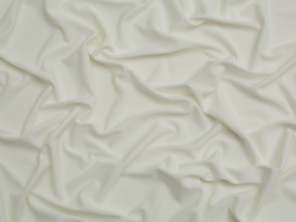 Minerva Core Range Ritual ITY Silky Stretch Knit Fabric Ivory
 