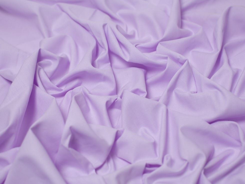 Minerva Core Range Lilac Polycotton Sheeting Fabric