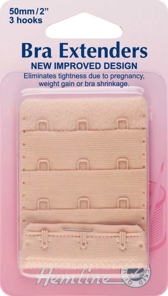 Hemline Beige Bra Extenders