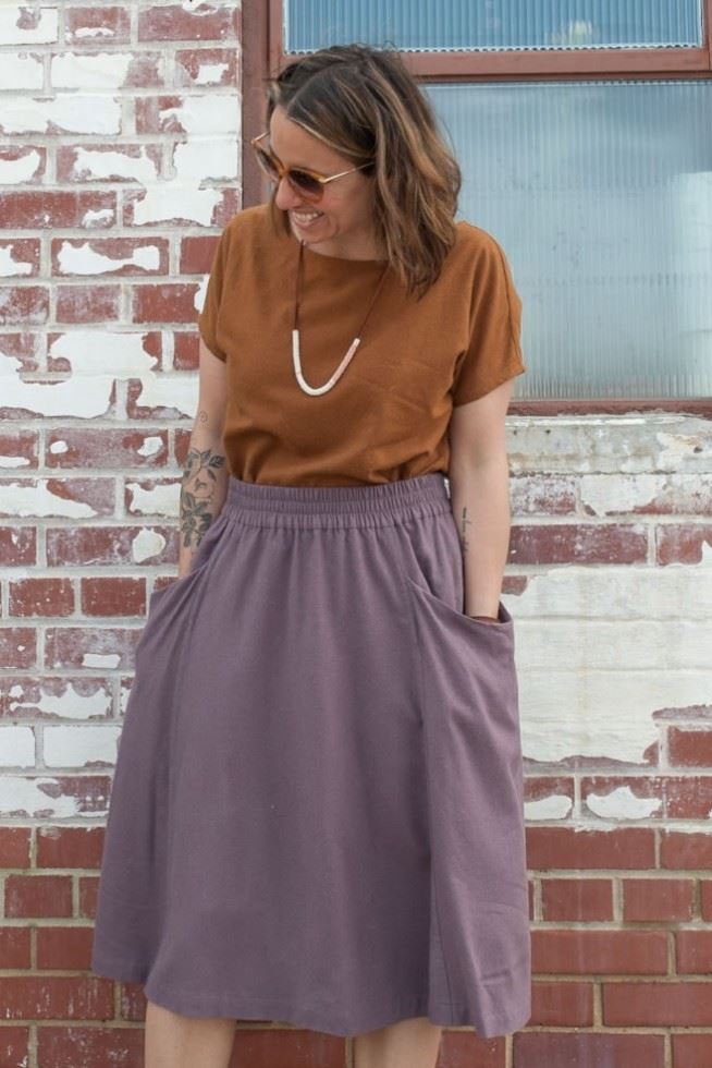 Sew Liberated Paper Sewing Pattern Gypsum Skirt
 