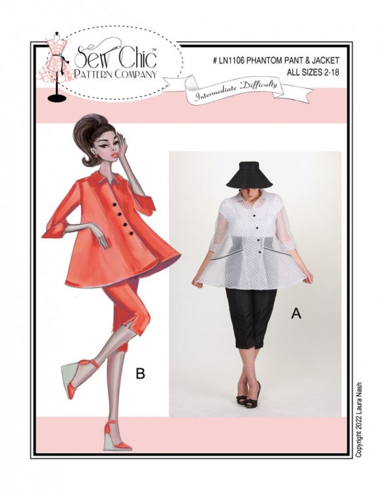 Sew Chic Paper Sewing Pattern Phantom Jacket & Pants
 