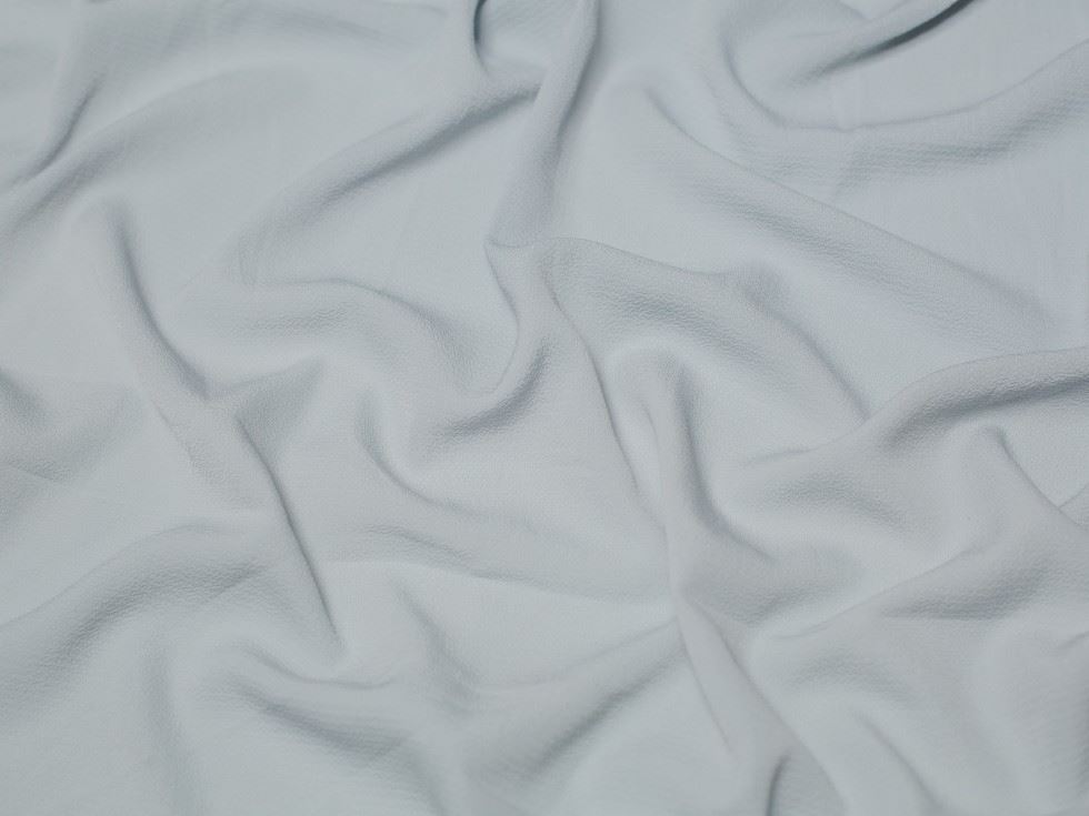 Minerva Core Range Pebble Textured Stretch Woven Crepe Fabric Duck Egg
 