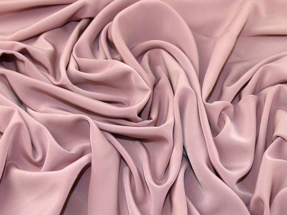 Minerva Core Range Dark Pink Juliet Smooth Peachskin Crepe Fabric