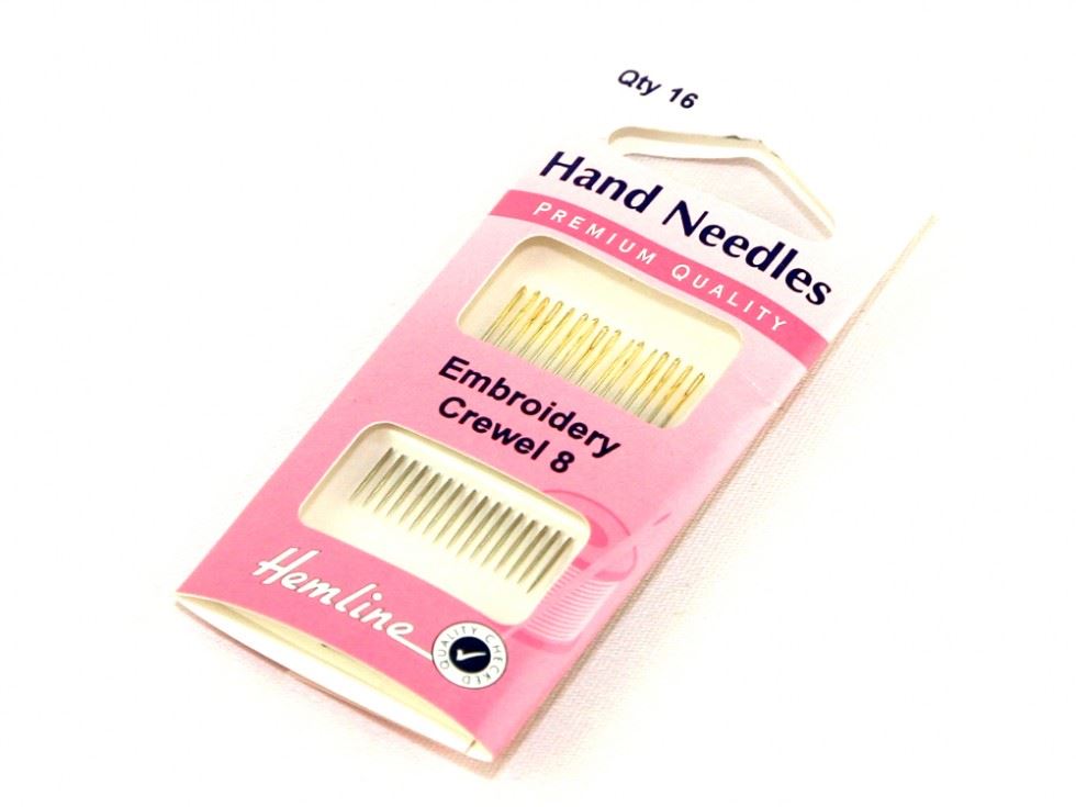Hemline Gold Embroidery Sewing Needles