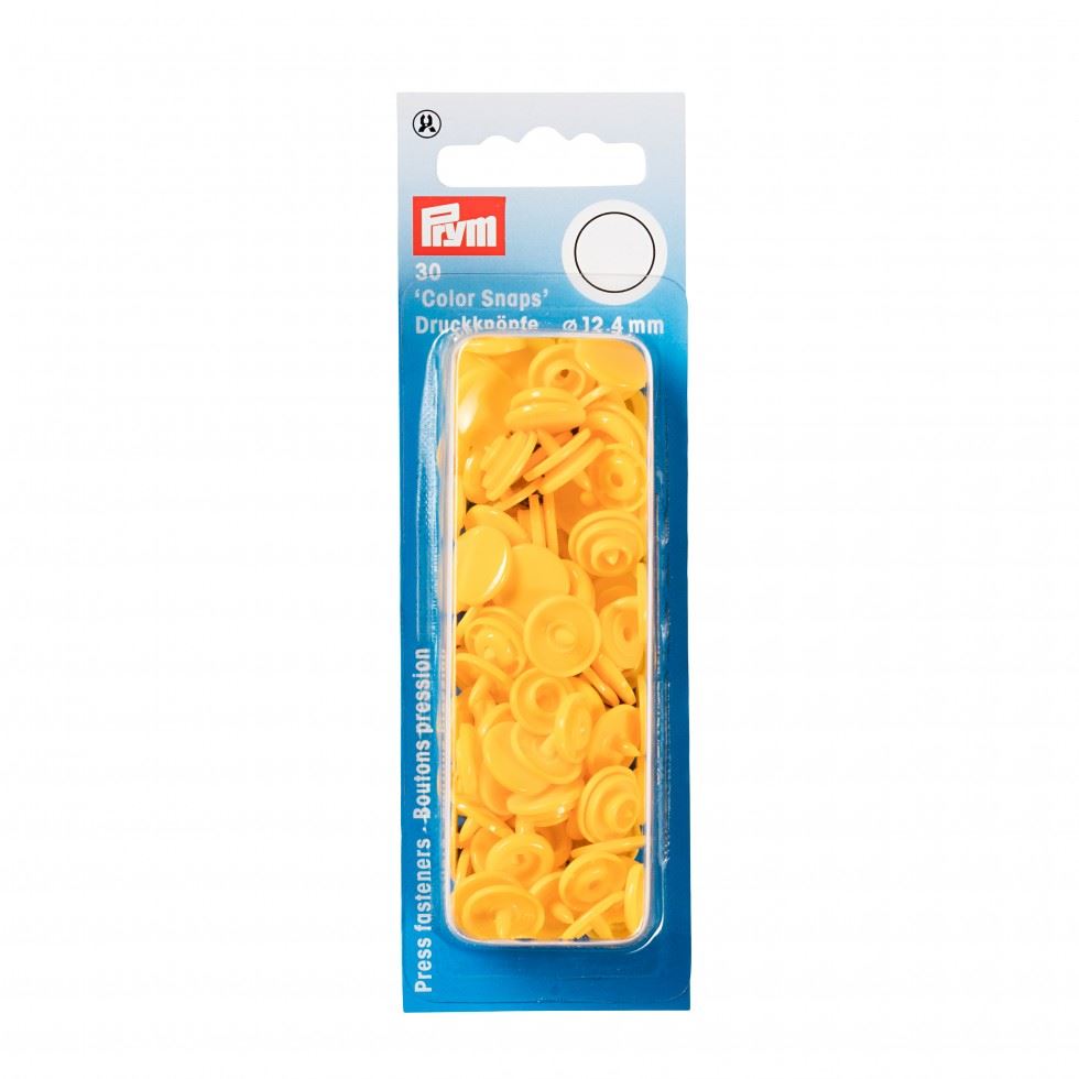 Prym Yellow Snaps Press Fasteners