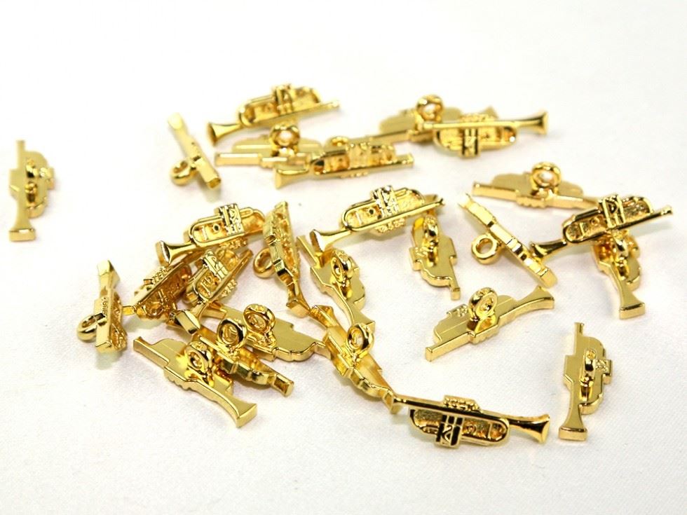Dill Musical Instrument Buttons (Value Pack) Gold
 