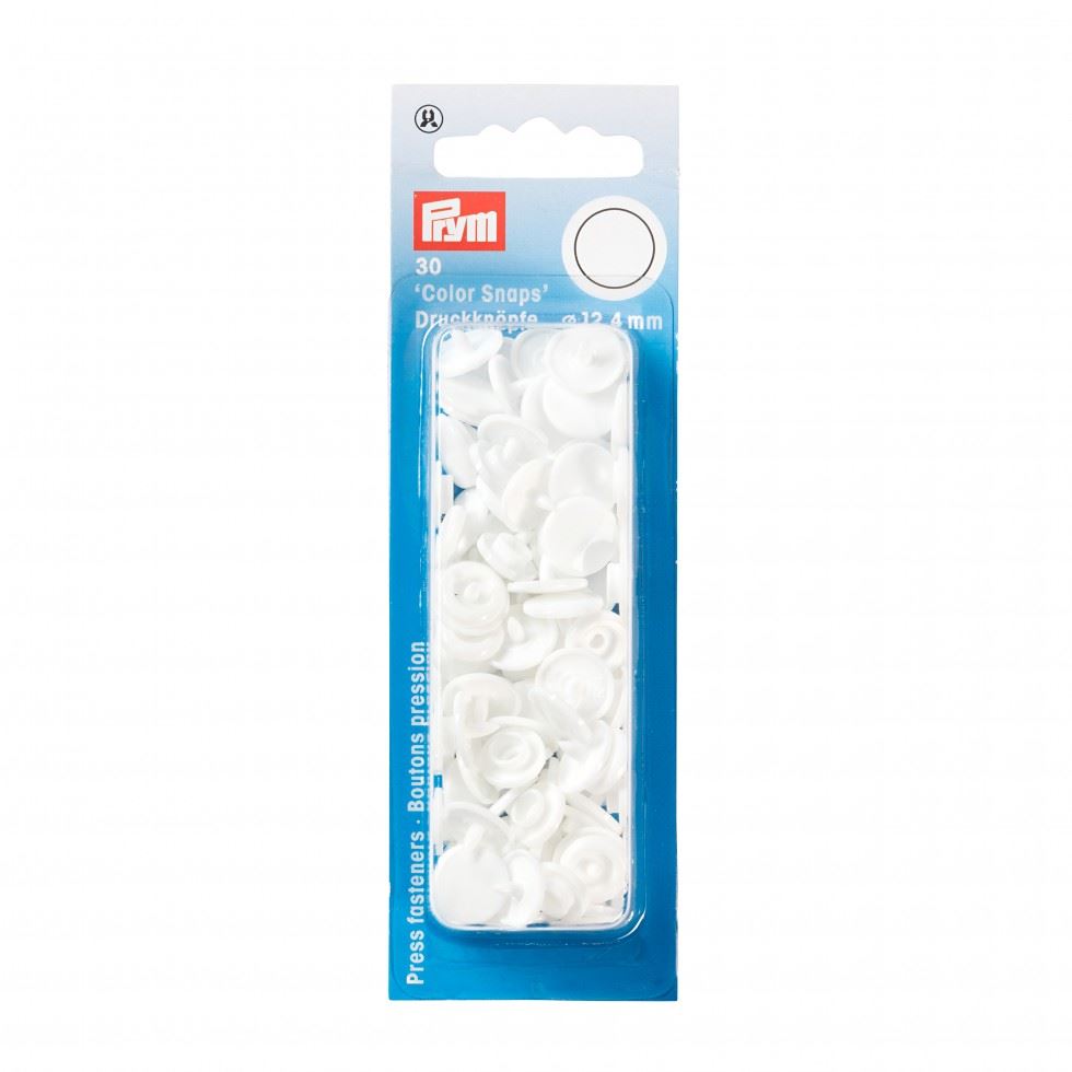Prym White Snaps Press Fasteners