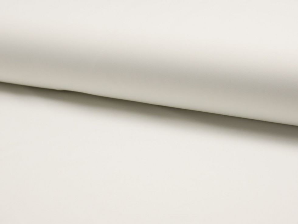 Cream Deadstock Stretch Woven Soft Shell Coating Fabric