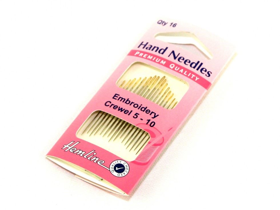 Hemline Gold Embroidery Sewing Needles