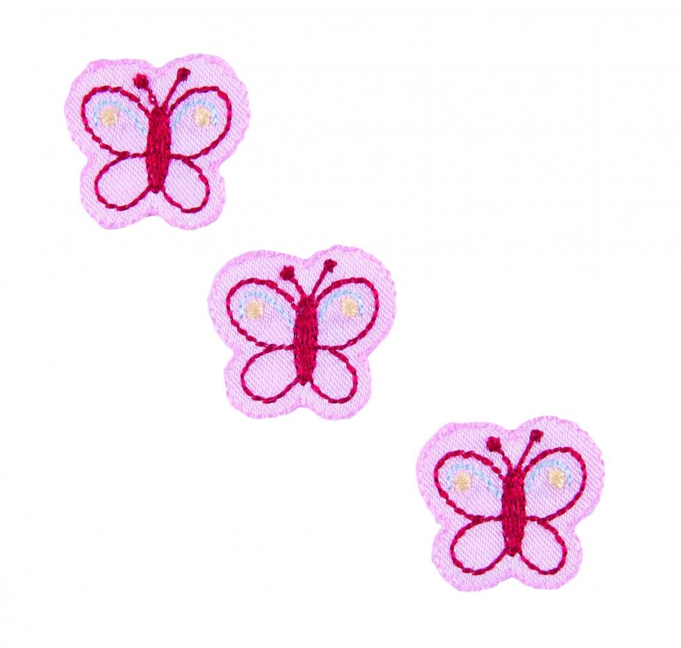 Craft Factory Pink Patch Motif Butterflies