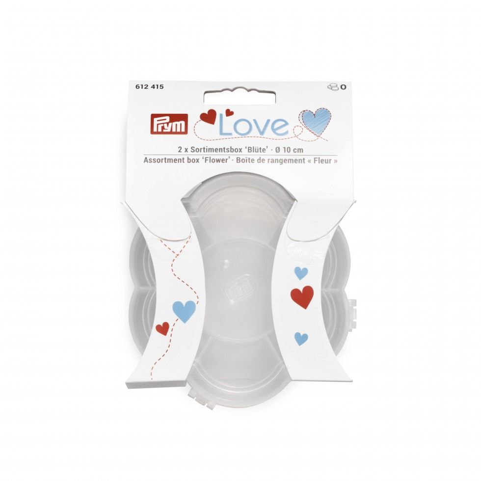 Prym Love Flower Storage Box Clear
 