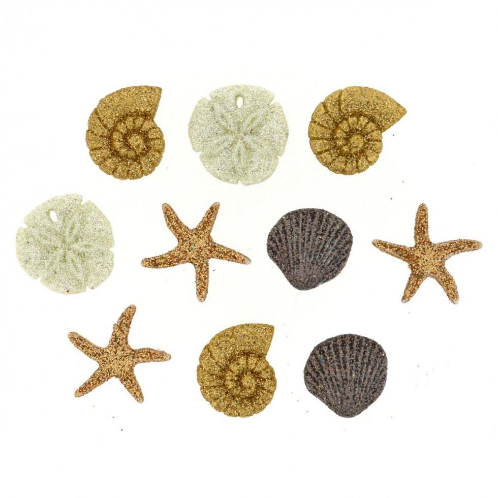 Dress It Up Seashells Buttons