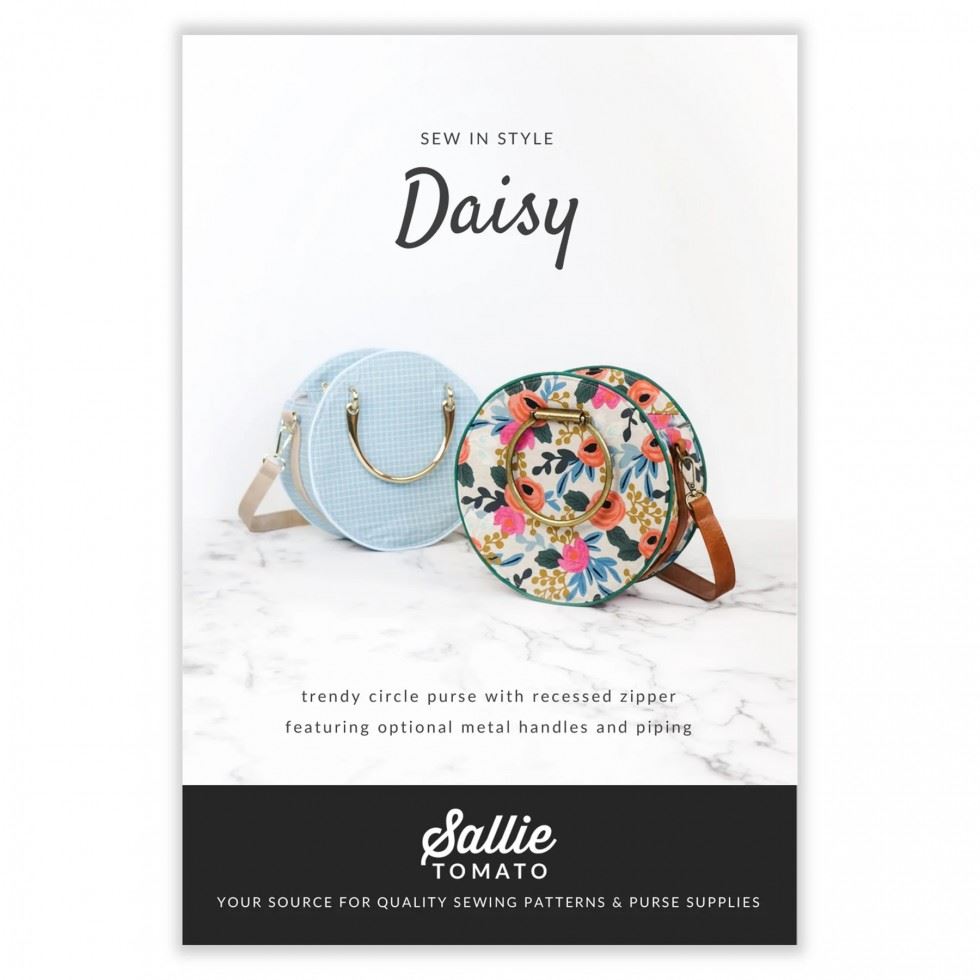 Sallie Tomato Sewing Pattern Daisy Circle Purse
