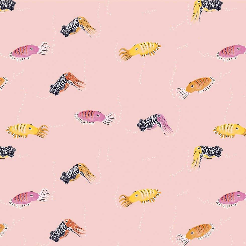 Dashwood Studio Aquatic Paradise 100% Cotton Poplin Fabric
 