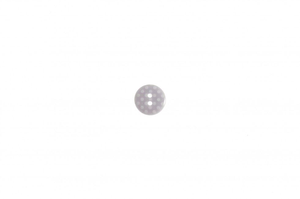 Trimits Silver Grey & White Round Spotty Buttons (Value Pack)