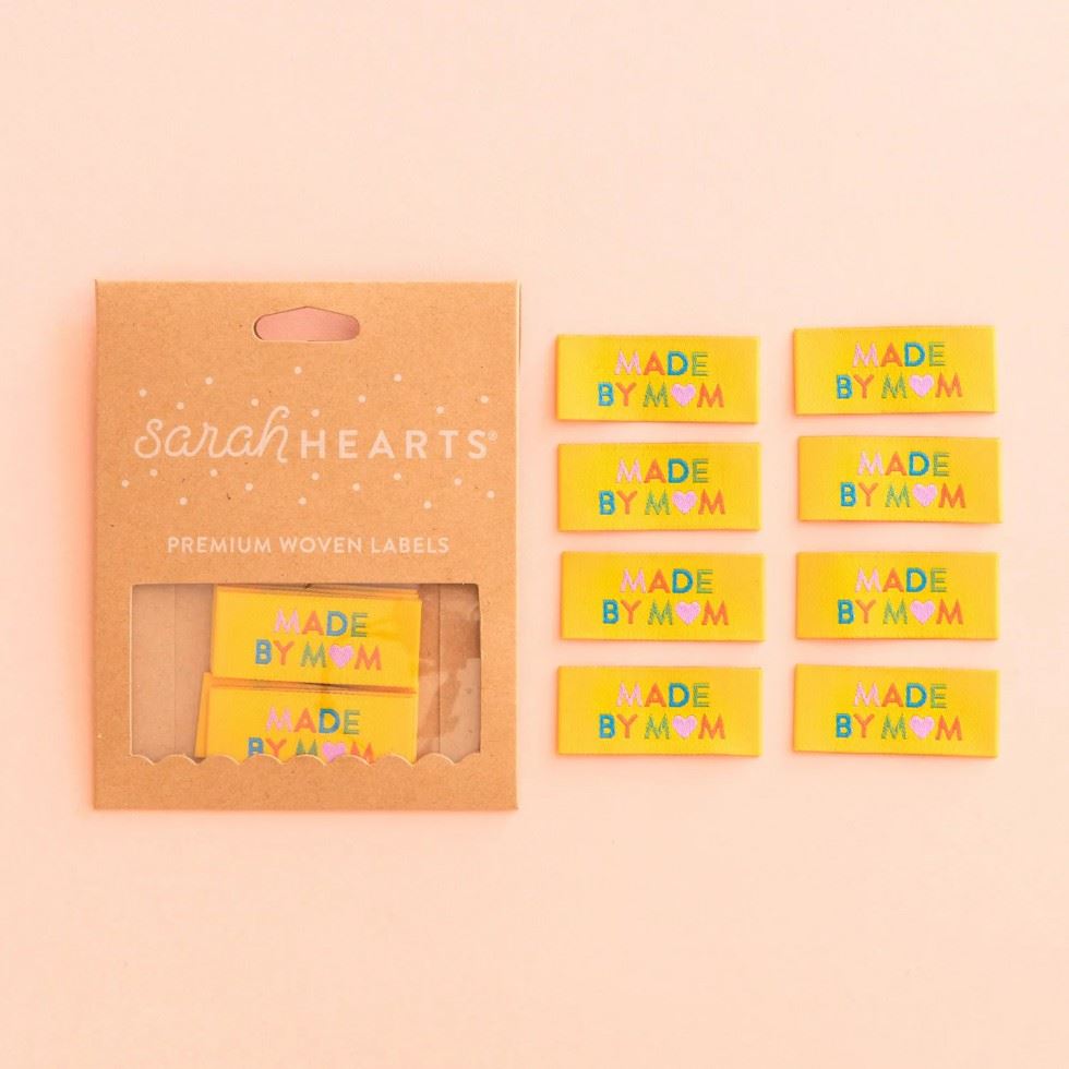 Sarah Hearts Made By Mom Woven Labels
 