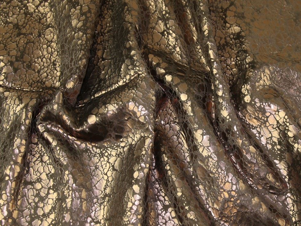 Deadstock Glossy Faux Fur Fabric Brown