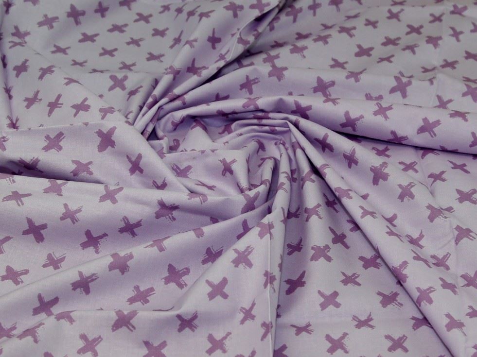 Lilac Deadstock 100% Cotton Fabric