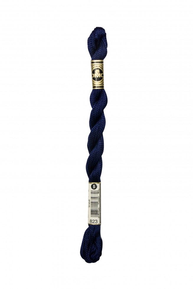 Dmc 823 Size 3 Cotton Perle Thread