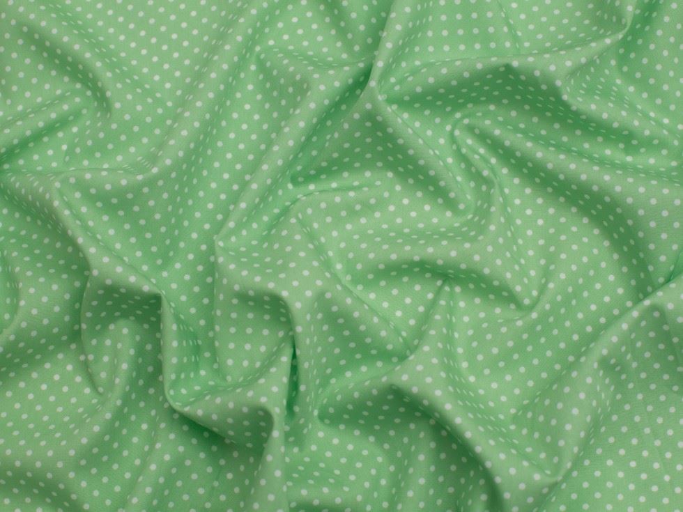 Minerva Core Range 100% Cotton Poplin Fabric Pistachio Green
 