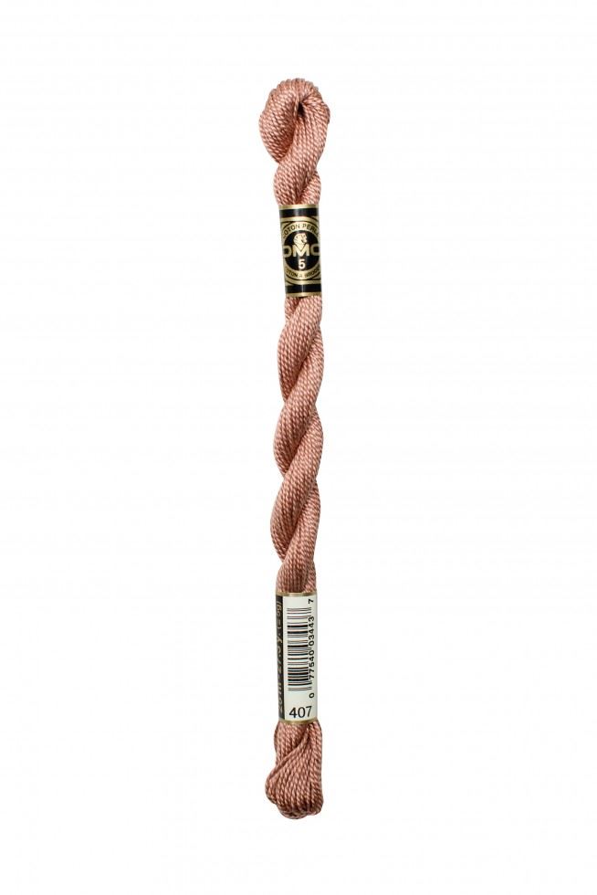 Dmc 407 Size 5 Cotton Perle Thread