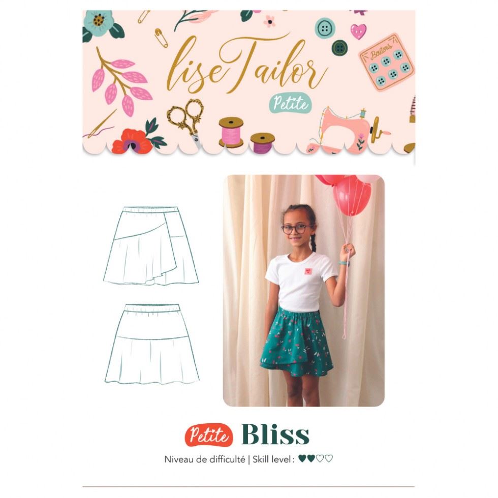 Lise Tailor Sewing Pattern Kids Bliss Skirt