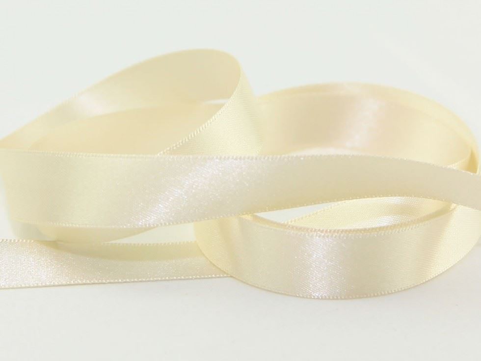Berisfords Double Faced Satin Ribbon 9790 Pearl
 