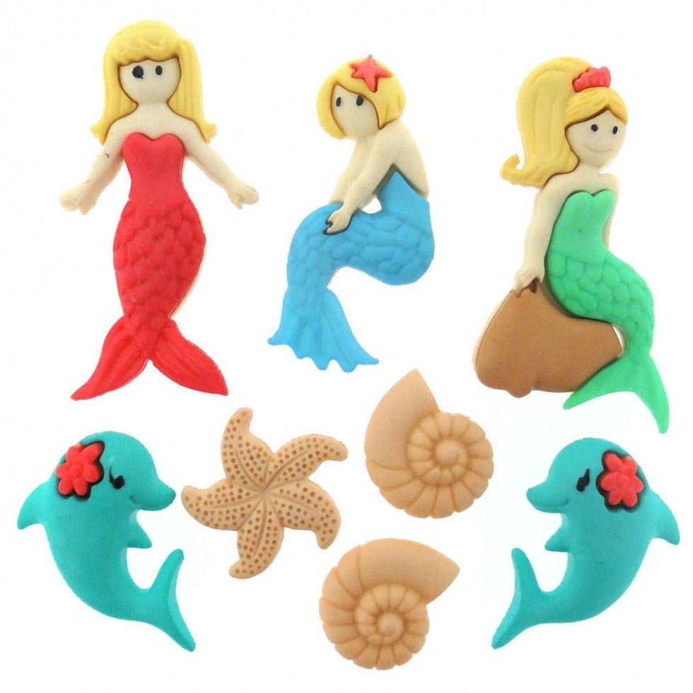 Dress It Up Splish Splash Buttons
 