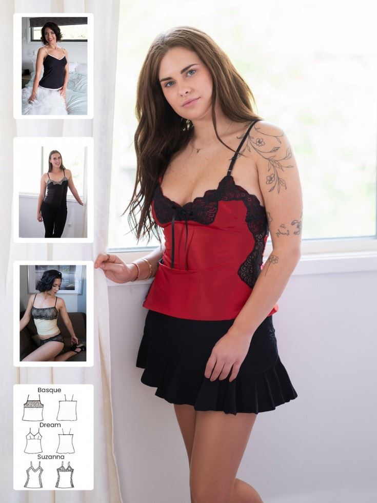 Booby Traps Paper Sewing Pattern Camisole Collection