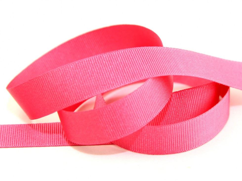 Berisfords 9280 Shocking Pink Grosgrain Ribbon
