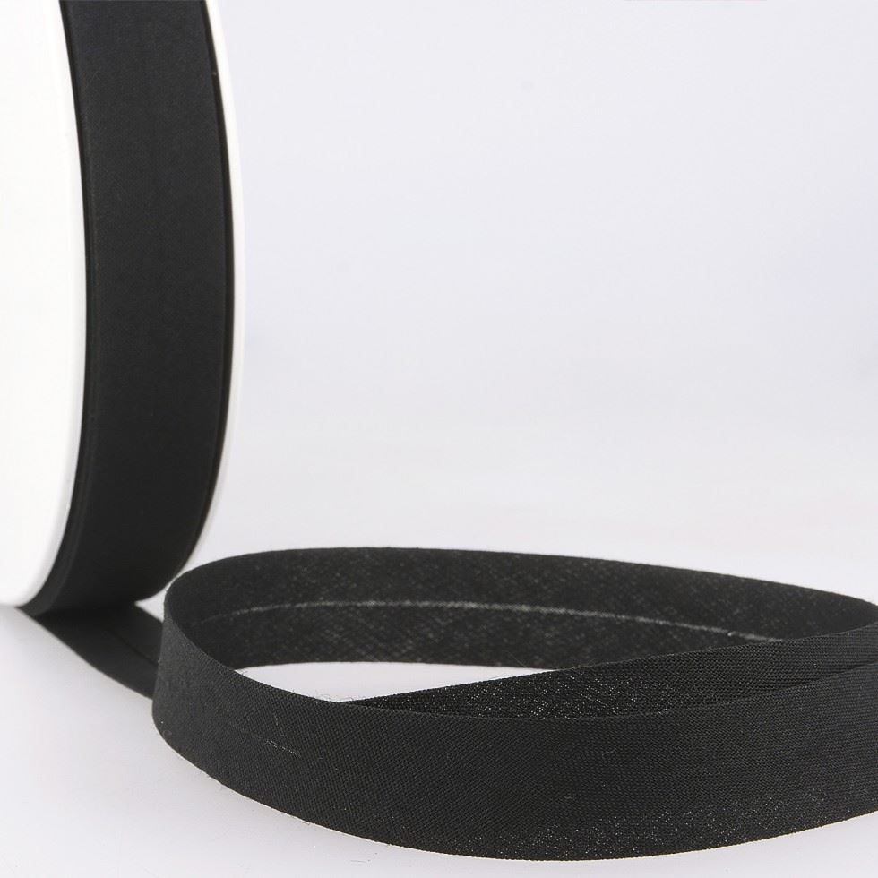 Stephanoise Polycotton Bias Binding Tape Black